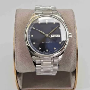Men’s Automatic Mechanical Watch Stainless Steel Business Casual Waterproof Wrist Watch with Date and Day Function