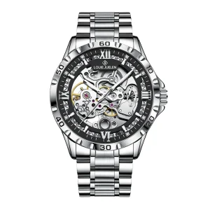 Men’s Automatic Mechanical Watch Stainless Steel Waterproof Luminous