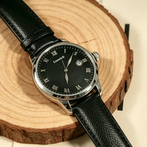 Men’s Automatic Stainless Steel Watch Sapphire Crystal Dial Luminous Pointer 30M Water Resistant Mechanical Wristwatch