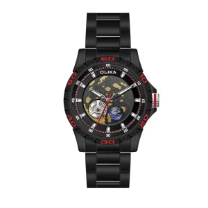 Men’s Automatic Watch 45mm Large Dial Waterproof Mechanical with 22mm Band Pointer Display