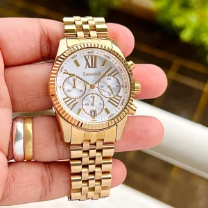 Men’s Business Luxury Simple 316L Stainless Steel Quartz Watch Crystal 20mm Water Resistant 100m Analog