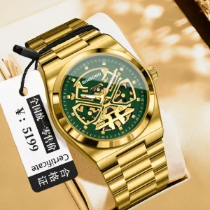 Men’s Business Watch Luxury Stainless Steel Quartz Wrist Watch OEM ODM Customized Logo