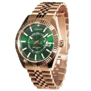 Men’s Business Watch Stainless Steel 100M Waterproof MIYOTA Movement Casual Watch