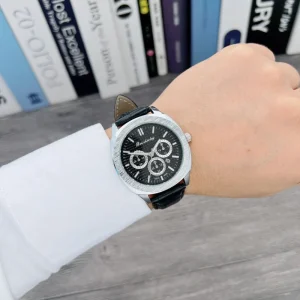 Men’s Casual Sports Watch Black Luxury Business Quartz Clock Quality Glass Dial Window One Piece Minimum Order Unisex Users