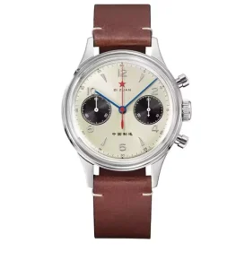 Men’s Chronograph Mechanical Watch 21 Zuan Original ST1901 Movement Sapphire 38mm Pilot Clock