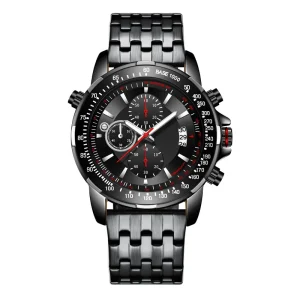 Men’s Chronograph Watch Luxury Custom Logo Factory Business Fashion Sports Quartz Men’s Wristwatch