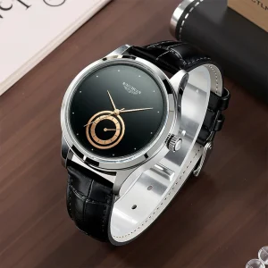 Men’s Classic Waterproof Quartz Analog Watch Retro Luxury Business Style Customizable Logo Bulk