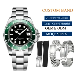 Mens Designer Watches with Silver Dial and Stainless Steel High Quality Men’s Luxury Automatic Watch