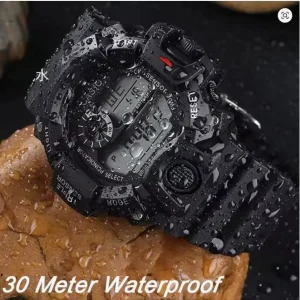 Men’s Digital Sports Watch Waterproof Hand Golf Fitness Daily Electronic Watch