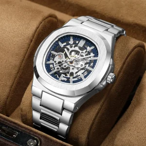 Men’s Watches Automatic Mechanical Chronograph Waterproof Luminous Watch Dial