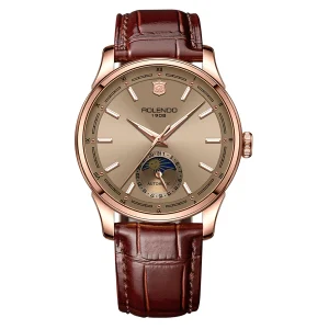 Men’s High end Automatic Mechanical Watch Stainless Steel Sapphire Crystal 5BAR Water resistant Luminous Pointer High Quality