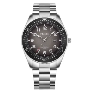 Men’s Leisure Business Waterproof Quartz Watch Stainless Steel Watch for Men