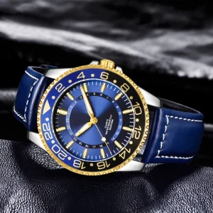 Men’s Luminous Quartz Watch Luxury Custom Logo Factory Business Fashion Sports Men Wristwatch