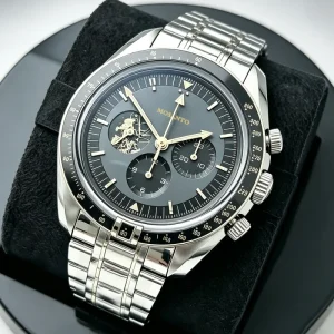 Men’s Lunar Landing Series Three Eyes Six Pointer Fashion Luxury Waterproof Automatic Mechanical Chronograph Watch