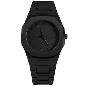 Men’s Luxury Black Wristwatch, Azan Islamic Prayer Times, Arabic Religious Watch, Without Watch Box
