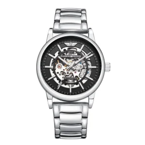 Men’s Luxury Business Sports Automatic Watch with Stainless Steel Case and Band High Quality Mechanical Wristwatch