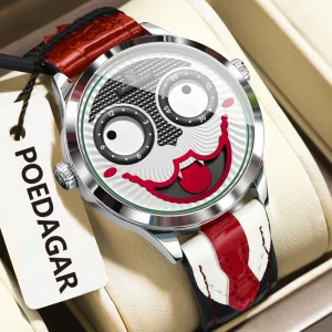 Men’s Luxury Leather Waterproof Sports Watch