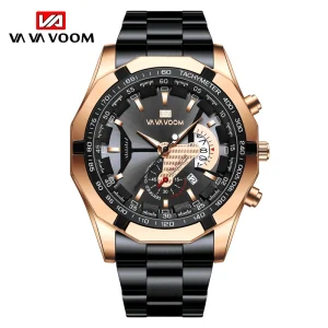 Men’s Luxury Quartz Watches 3 Bar Japan Movement Waterproof Calendar Custom Logo Sport Watches