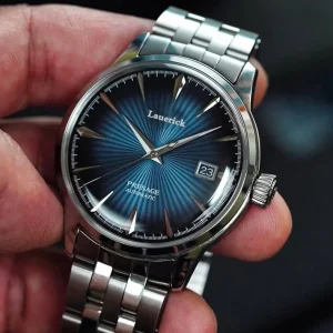 Men’s Luxury Sport Business Mechanical Watch Sapphire Crystal Dial 50M Water Resistant Stainless Steel Watch