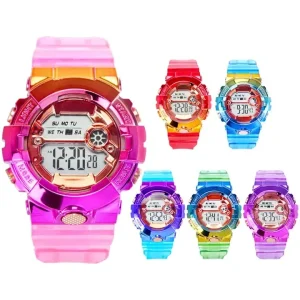 Men’s Luxury Sport Watch Waterproof Auto Date Relogio Masculino for Students Outdoor Activities Plastic Digital