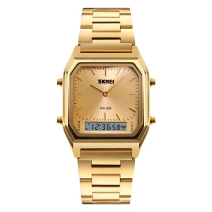 Men’s Luxury Stainless Steel Chain Wrist Watch Fashion Watch Skmei 1220