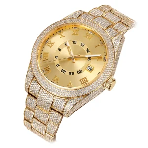 Men’s Luxury Watch 42mm Miyota Mechanical Movement Auto Date Analog Stainless Steel Case Sapphire Crystal Bracelet