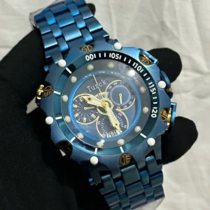 Mens Luxury Watch Automatic Movement Stainless Steel Strap Custom Logo Pointer Dial 500m Water Resistant