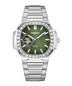 Men’s Mechanical Automatic Hollow Watch Factory Direct Luxury Sports Style Stainless Steel
