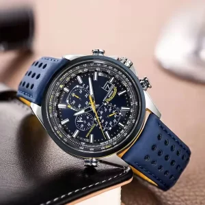 Men’s Mechanical Stainless Steel Watch Sapphire Crystal Glass Luminous Hands Double Clasp