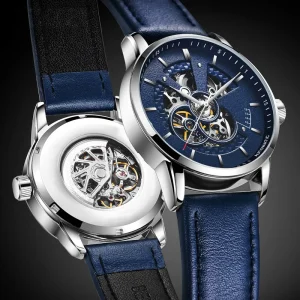 Men’s Mechanical Watch Classic Minimalist Design Waterproof Automatic Movement