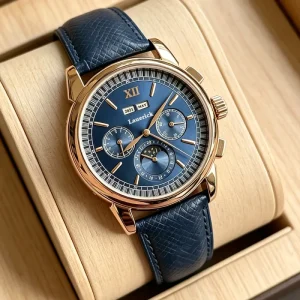 Men’s Mechanical Watch with Pointer Dial Stainless Steel Case Sapphire Crystal 30M Water Resistant