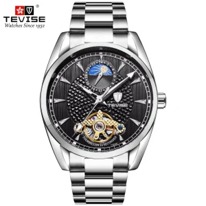 Men’s Mechanical Watch with Tourbillon, Luminous and Waterproof