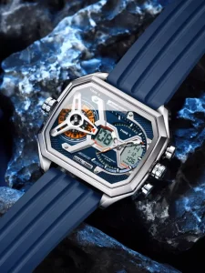 Men’s Multi-functional Waterproof Electronic Watch Wristwatch