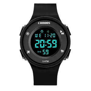 Men’s Multifunctional Outdoor Sports Electronic Watch LED Student Watch
