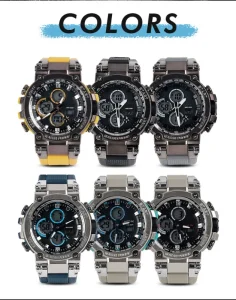 Men’s Outdoor Sports Digital Pointer Waterproof Quartz Watch