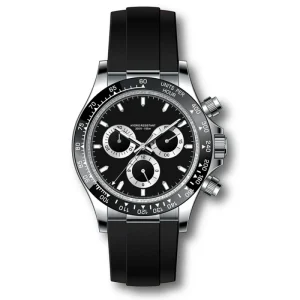 Men’s Quartz Chronograph Waterproof Watches Business Casual Sport Design Wrist Watch