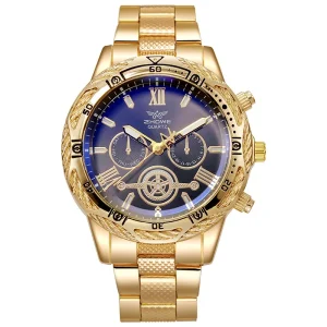 Men’s Quartz Watch 45mm Dial Diameter 22mm Band Luxury Wristwatch