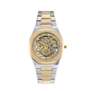 Men’s Quartz Watch 983-2 Waterproof Stainless Steel Luxury Business Wristwatch