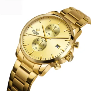 Men’s Quartz Watch Automatic Waterproof Wristwatch Chronograph Calendar