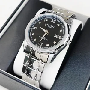 Men’s Quartz Watch Waterproof Luminous Stainless Steel Watch