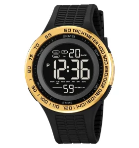 Men’s Sport Chronograph Electronic Wristwatch Water-Resistant Analog Dial Luminous Digital Watch