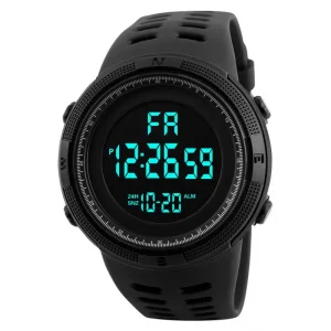 Men’s Sports Multi-Function Fashion Watch Large Screen Outdoor Large Dial Casual Student Watch