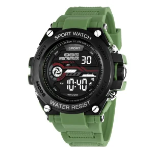 Men’s Sports Watch Waterproof LED Electronic Multifunction Watch Gift
