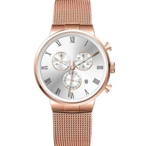 Men’s Stainless Steel Band Chronograph Automatic Watch