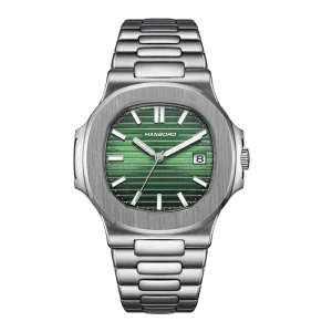 Men’s Stainless Steel Watch Fully Automatic Mechanical Watch Water Resistant Calendar Dial Limited Edition