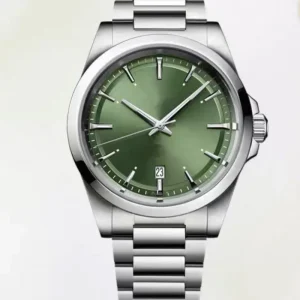 Men’s Stainless Steel Waterproof Sports Watch with Mechanical Movement