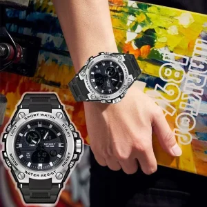 Men’s Watch 50M Waterproof and Shockproof Sports Quartz Watch, Suitable for Men’s Digital Watch Clocks