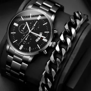 Men’s Watch Alloy Business Quartz Analog Formal Watch