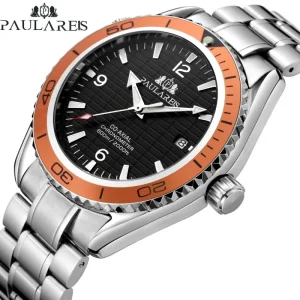 Mens Watch Luxury Mechanical Watch for Men Stainless Steel Waterproof Sports Automatic Wrist Watch Male