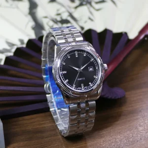Men’s Watch Quartz Automatic Calendar Waterproof Wristwatch Factory Ladies Watch